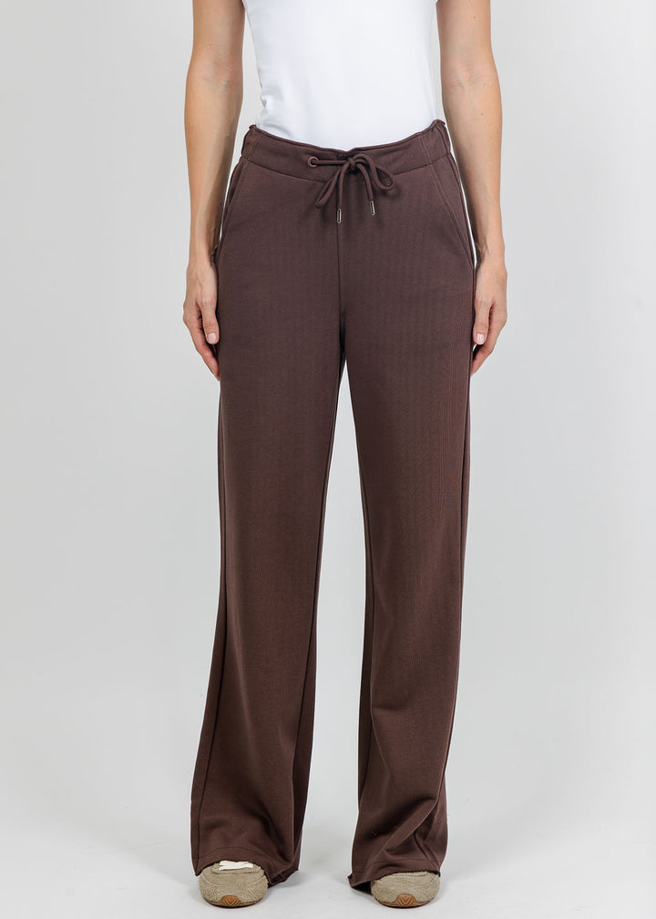 Margittes Sequin Trim Sweatpants in Coconut available at Barbara Katz