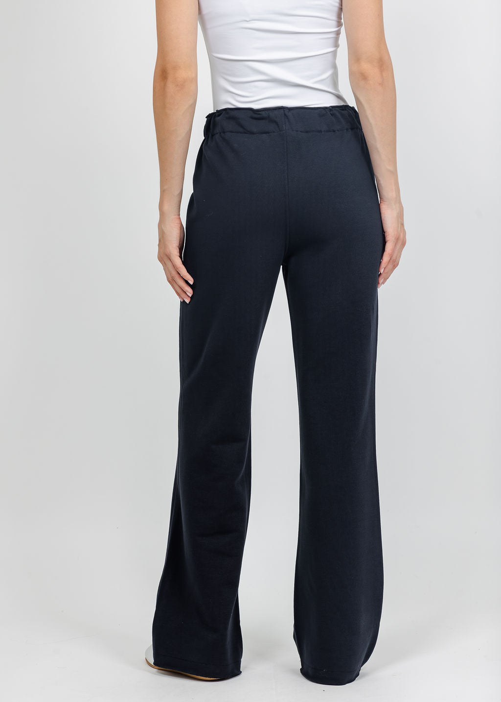 Margittes Sequin Trim Sweatpants in Marine available at Barbara Katz