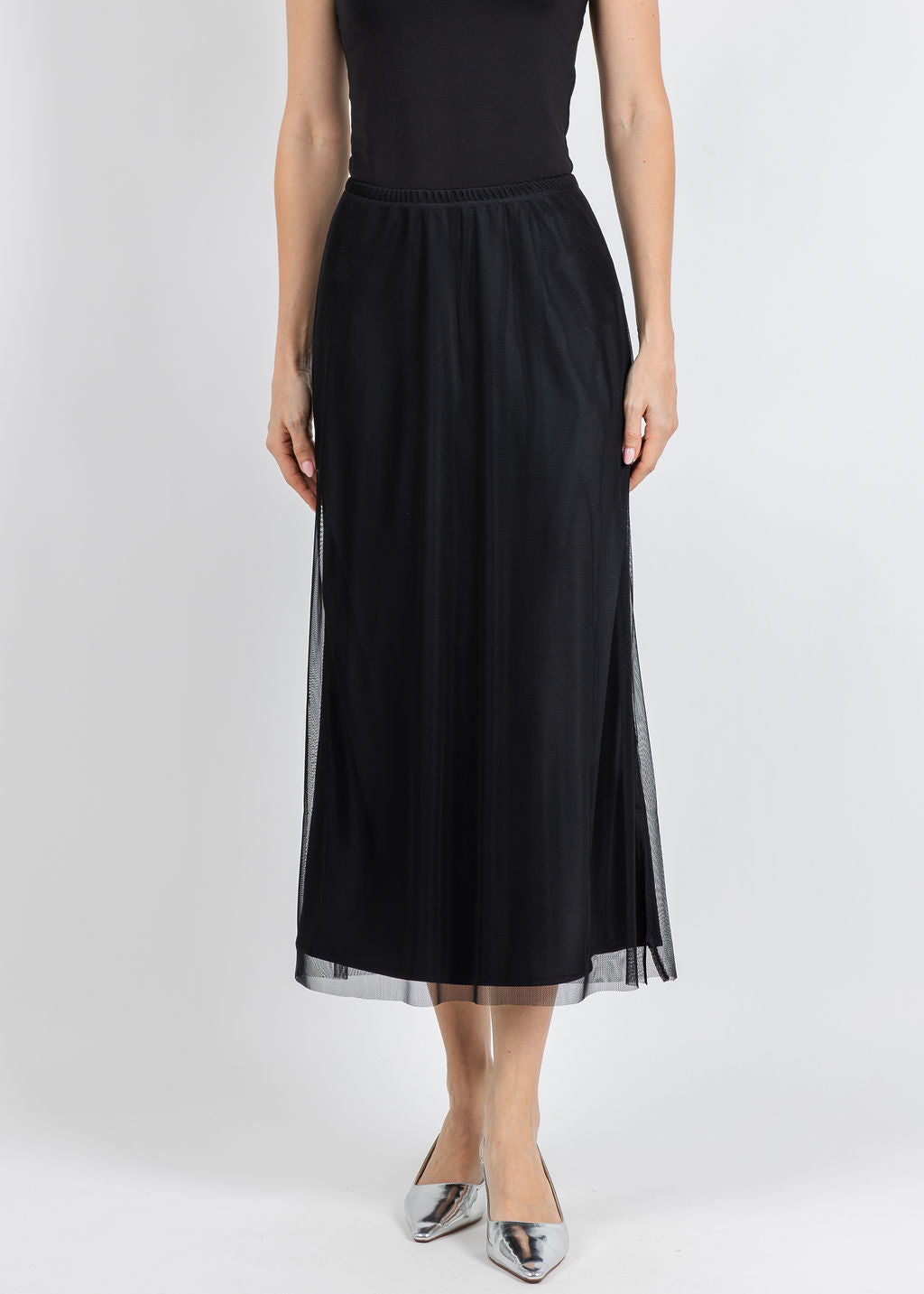 Margittes Melinda Tulle Skirt - Black – Barbara Katz