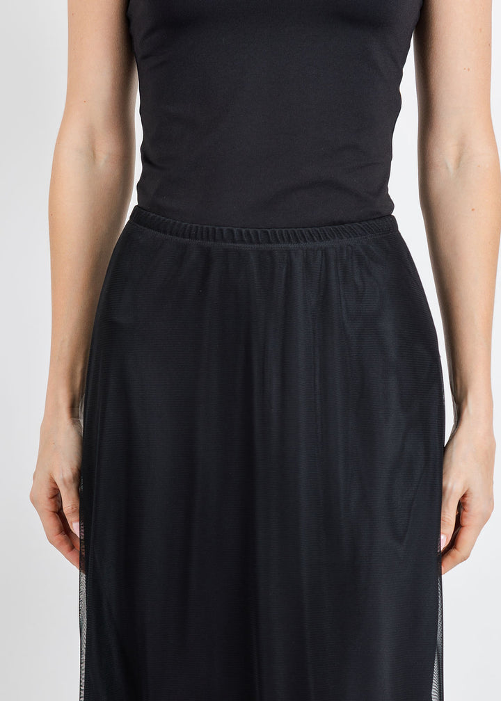 Margittes Melinda Tulle Skirt in Black available at Barbara Katz