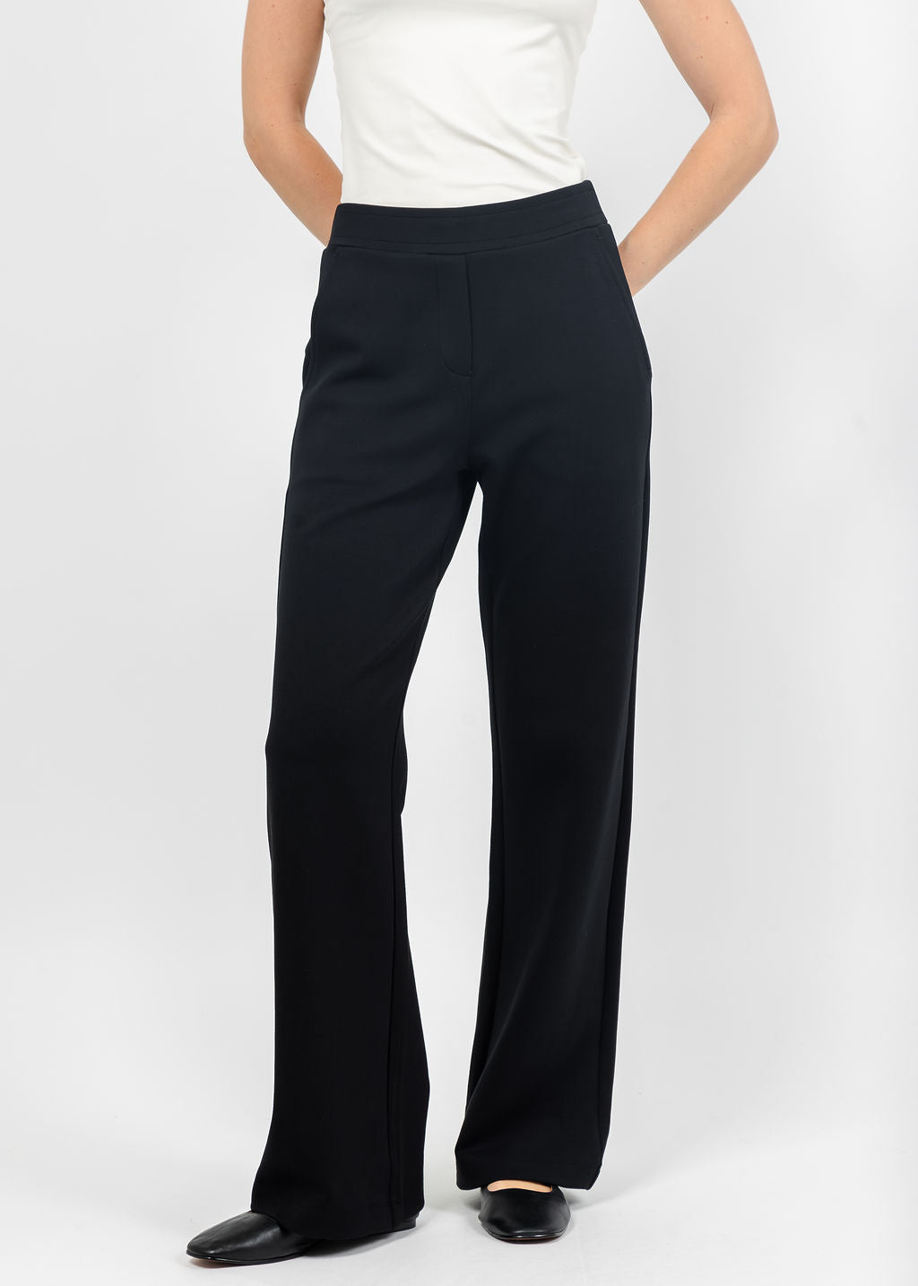 Margittes Nylon Pocket Sweatpant in Black available at Barbara Katz