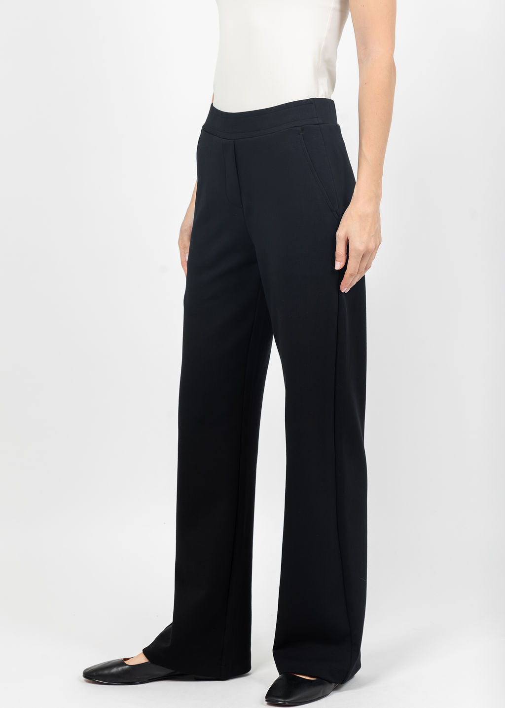Margittes Nylon Pocket Sweatpant in Black available at Barbara Katz