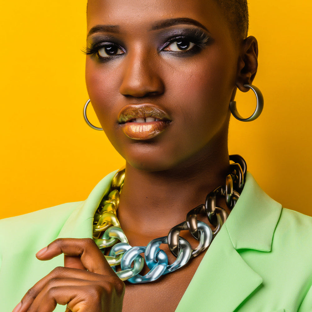 PONO Maria H20 Necklace in Sky available at Barbara Katz