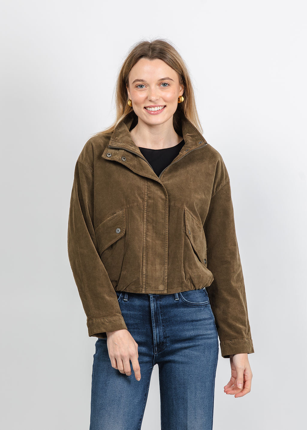 Marrakech Orion Jacket in Canteen available at Barbara Katz