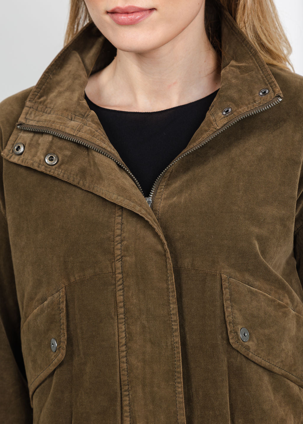 Marrakech Orion Jacket in Canteen available at Barbara Katz
