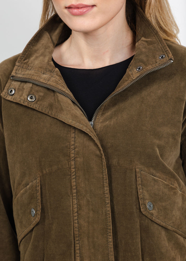 Marrakech Orion Jacket in Canteen available at Barbara Katz