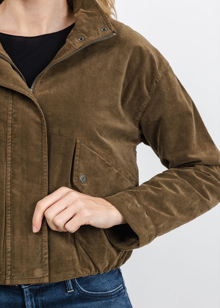 Marrakech Orion Jacket in Canteen available at Barbara Katz