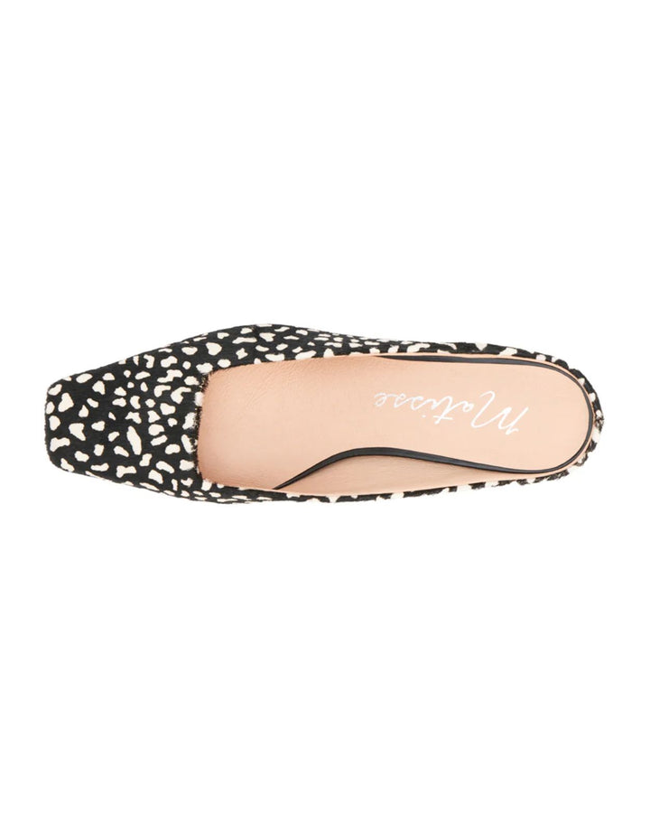 Matisse Classy Kitten Heeled Mule in Black multi available at Barbara Katz