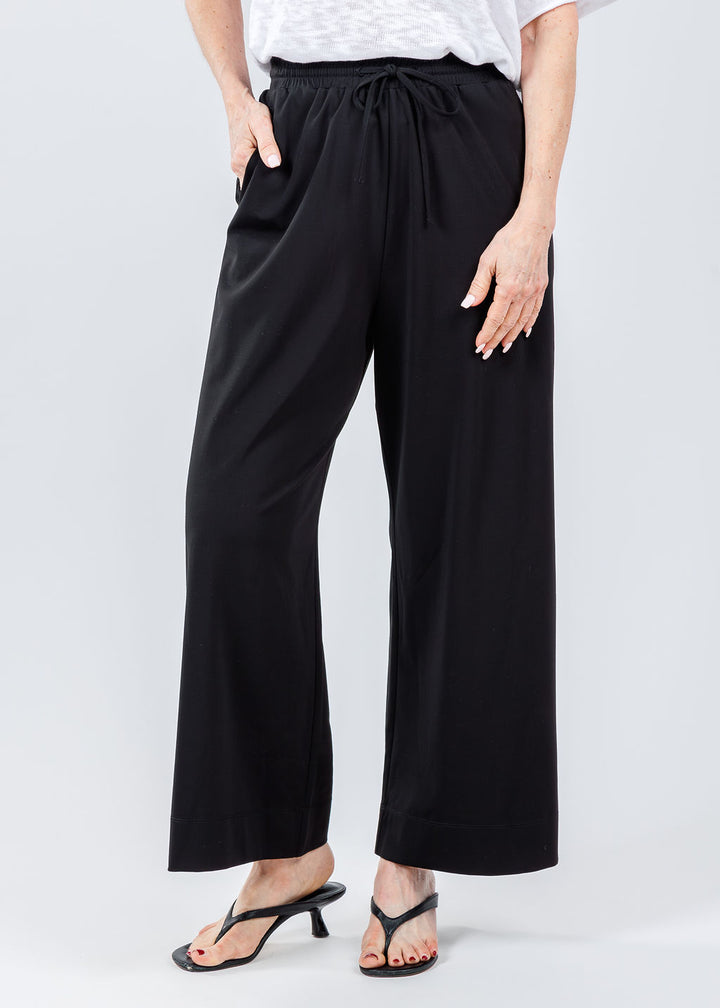 Max Mara Weekend Vigile Jersey Trouser in Black available at Barbara Katz