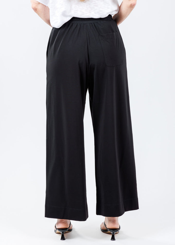 Max Mara Vigile Jersey Trouser in Black available at Barbara Katz
