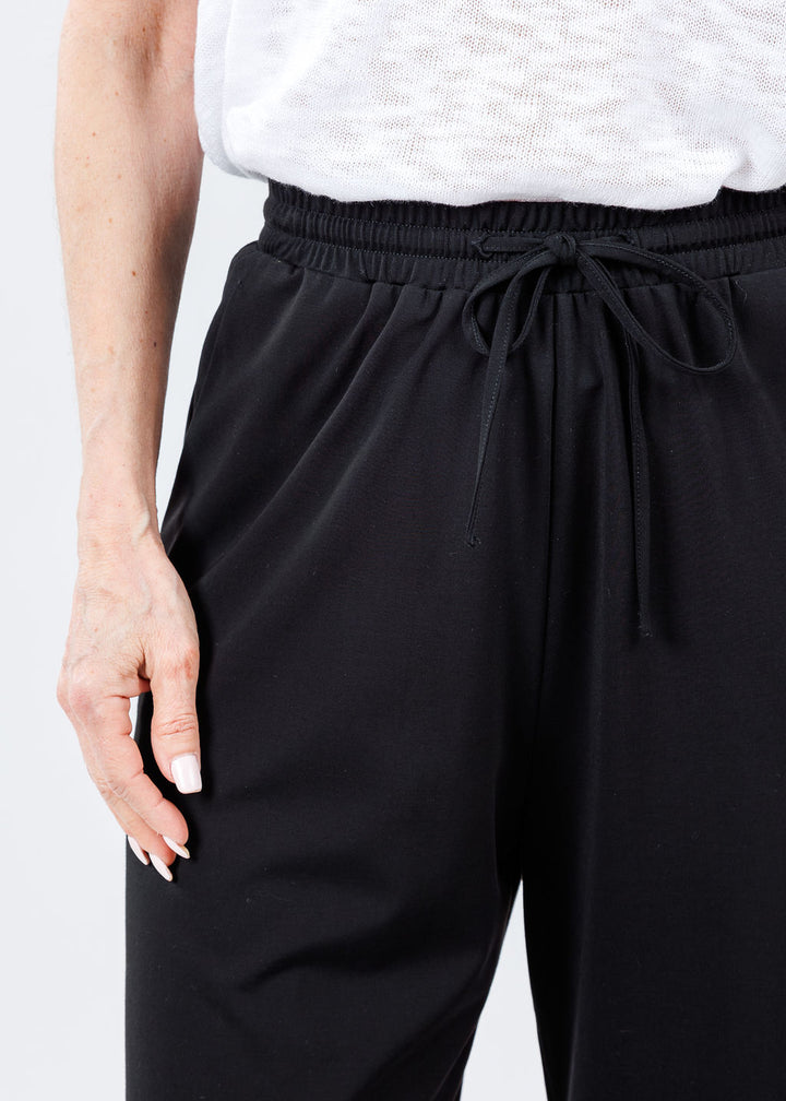 Max Mara Vigile Jersey Trouser in Black available at Barbara Katz