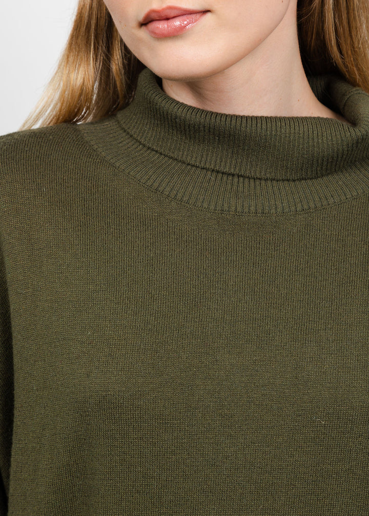 Melissa Nepton Hugo Sweater in Dark Khaki available at Barbara Katz