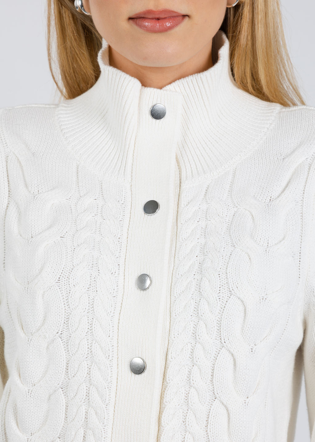 Melissa Nepton Jaycee Sweater in Off White available at Barbara Katz