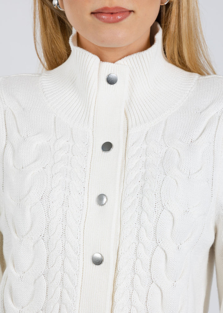 Melissa Nepton Jaycee Sweater in Off White available at Barbara Katz