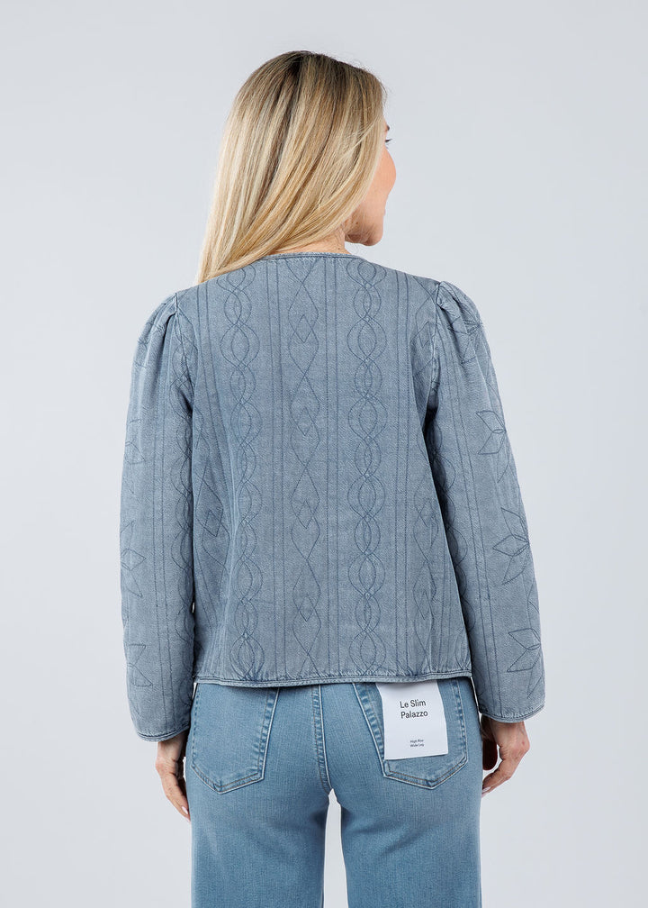 Melissa Nepton May Jacket in Denim available at Barbara Katz