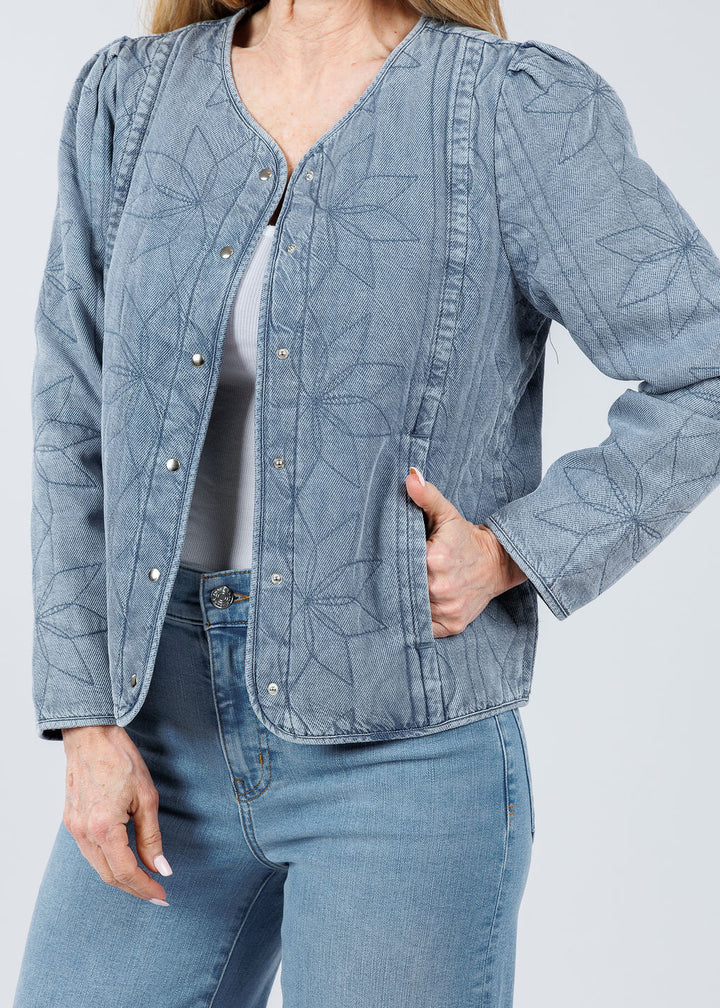 Melissa Nepton May Denim Jacket available at Barbara Katz