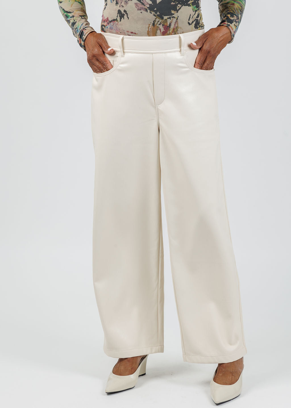 Melissa Nepton Melissa Nepton Morela Pants in Cream available at Barbara Katz