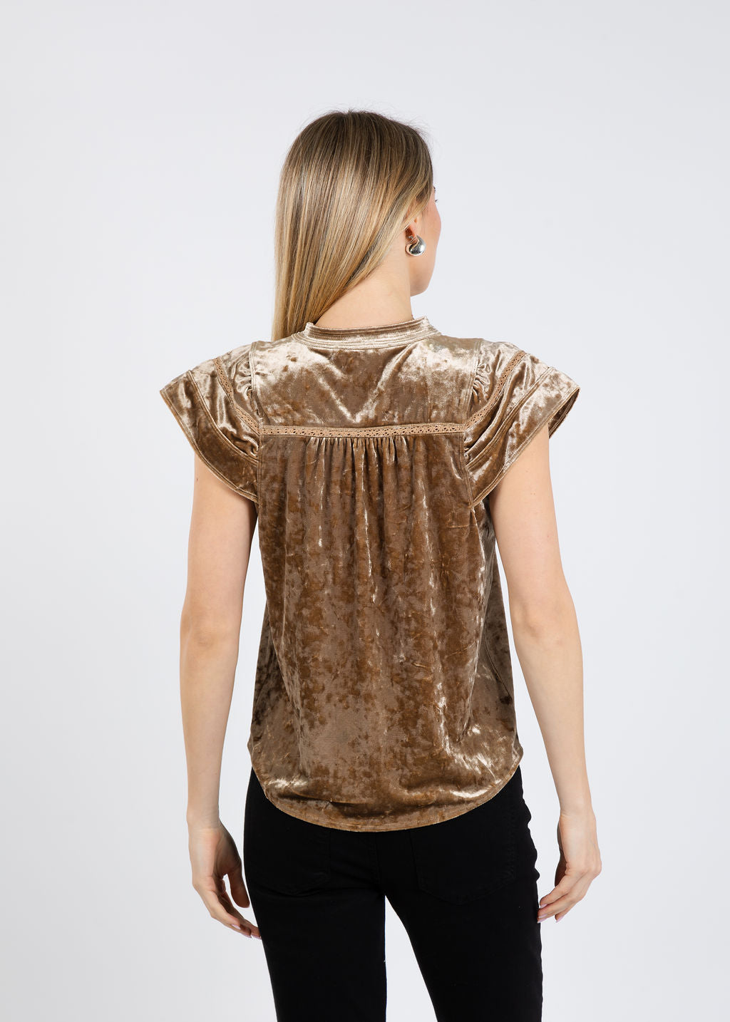 Melissa Nepton Otto Top in Rich Copper available at Barbara Katz