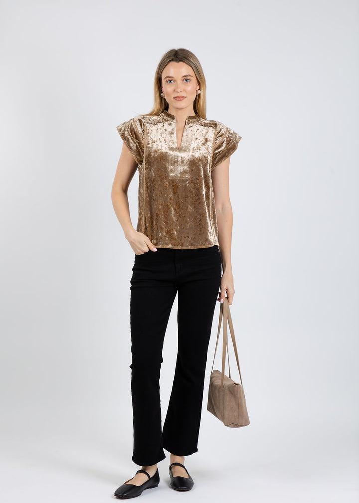  Melissa Nepton Otto Top in Rich Copper available at Barbara Katz