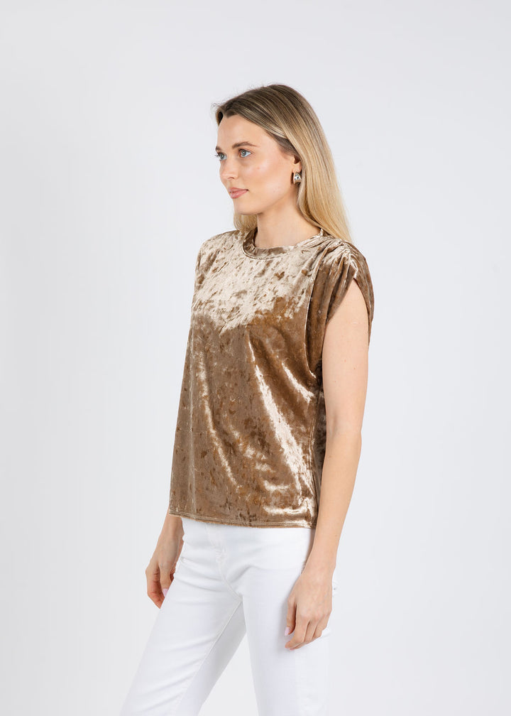 Melissa Nepton Tage Blouse in Copper available at Barbara Katz