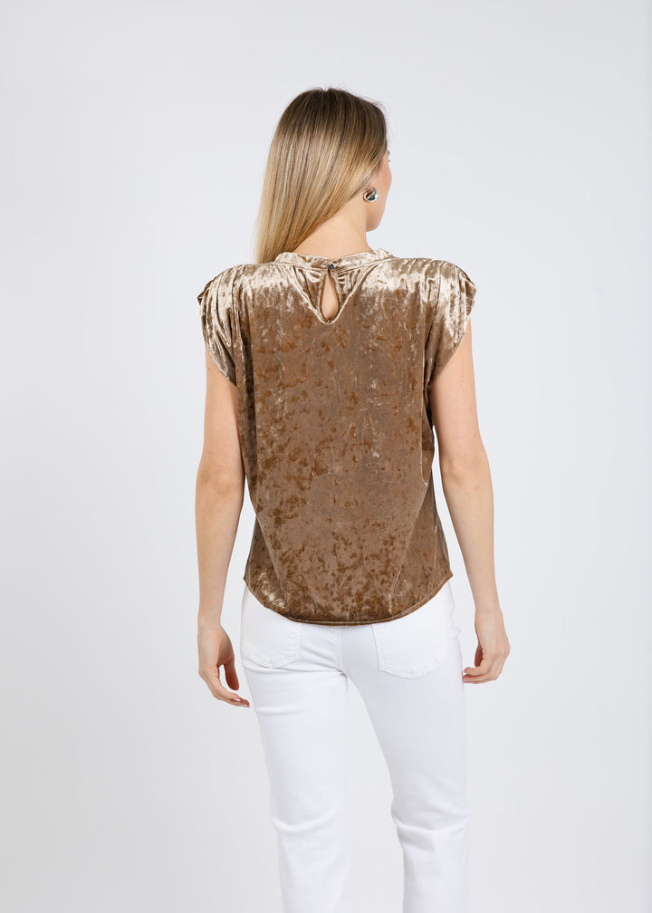 Melissa Nepton Tage Blouse in Copper available at Barbara Katz