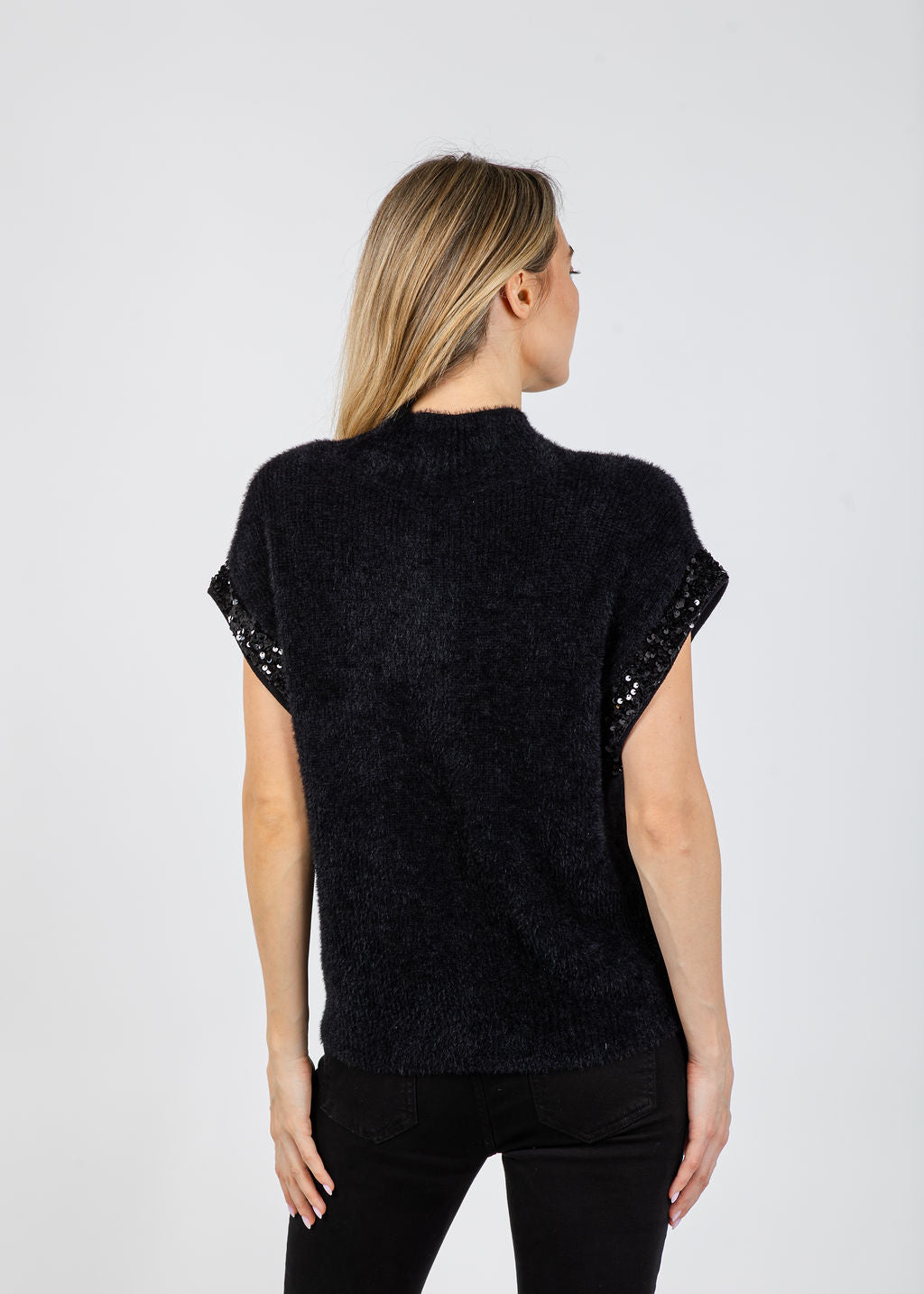 Melissa Nepton Yura Top in Black available at Barbara Katz