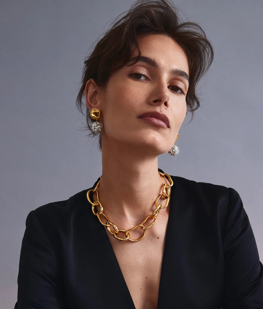 LIZZIE FORTUNATO Meteor Shower Clip Earrings 