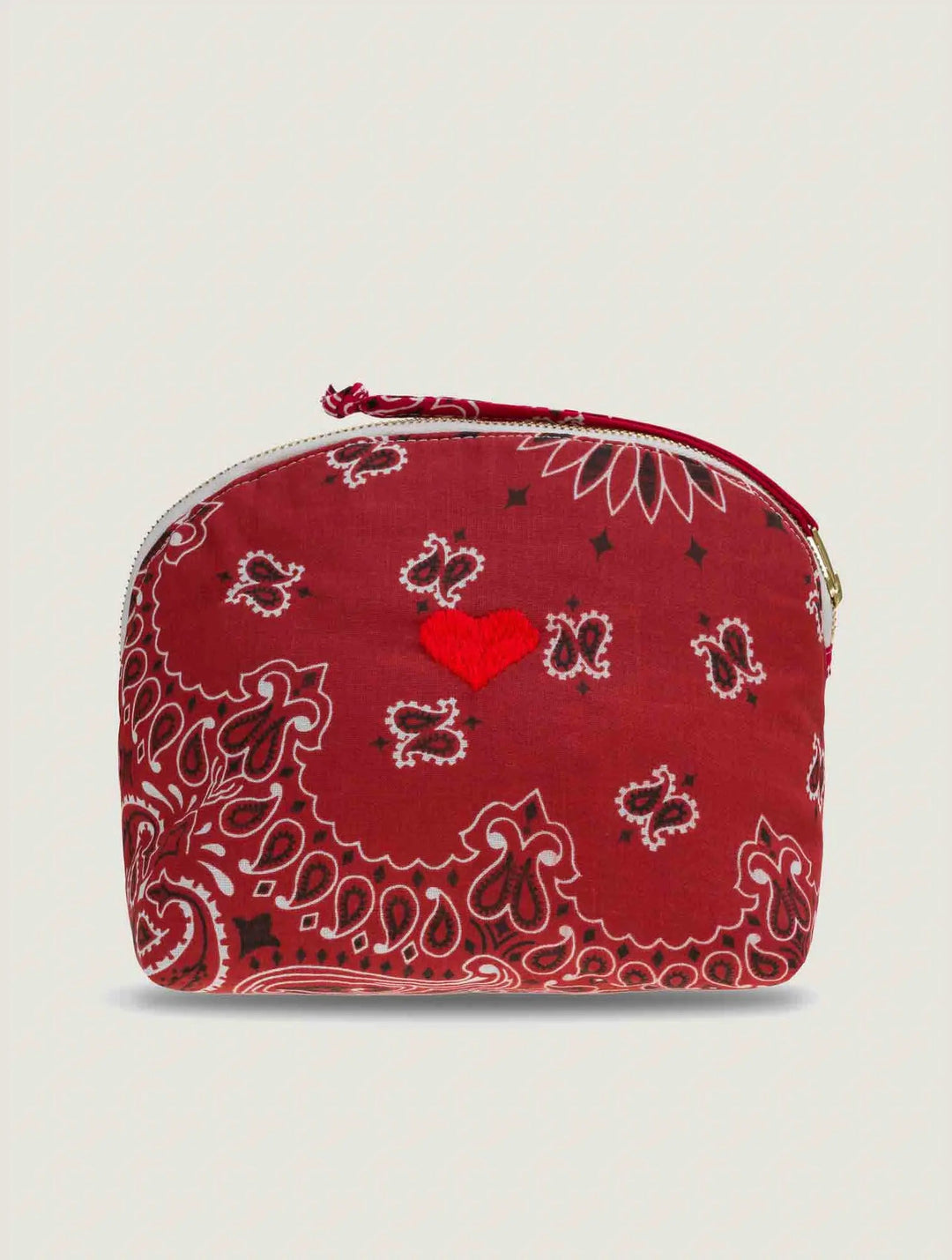 Call It By Your Name Heart Vanity Small in Vintage Red/Real Red available at Barbara Katz