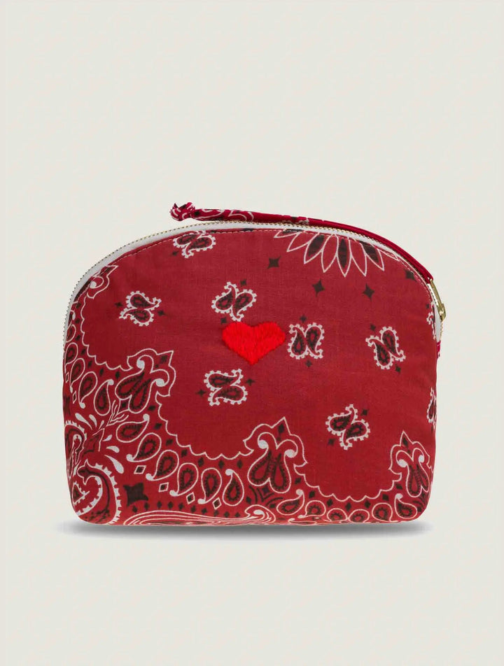 Call It By Your Name Heart Vanity Small in Vintage Red/Real Red available at Barbara Katz