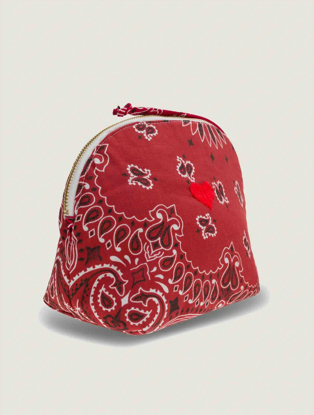Call It By Your Name Heart Vanity Small in Vintage Red/Real Red available at Barbara Katz