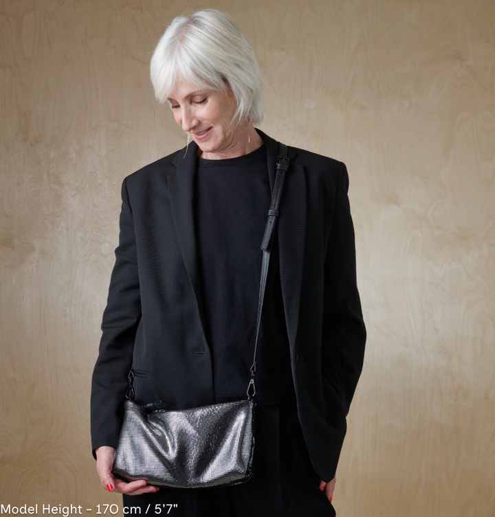 Daniella Lehavi Dallas Evening Shoulder Bag in Disco available at Barbara Katz