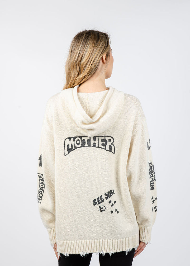 Mother The Biggie Hoodie Jumper - Living For The Kicks available at Barbara Katz