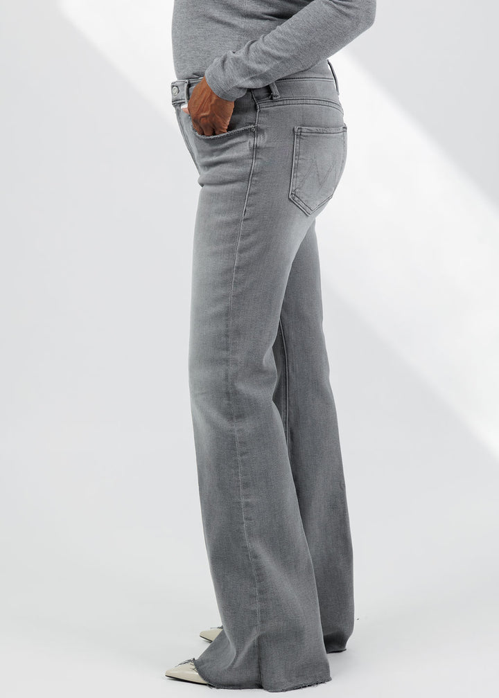 Mother The Doozy Sneak Fray Jeans in Catch Me Outside available at Barbara Katz
