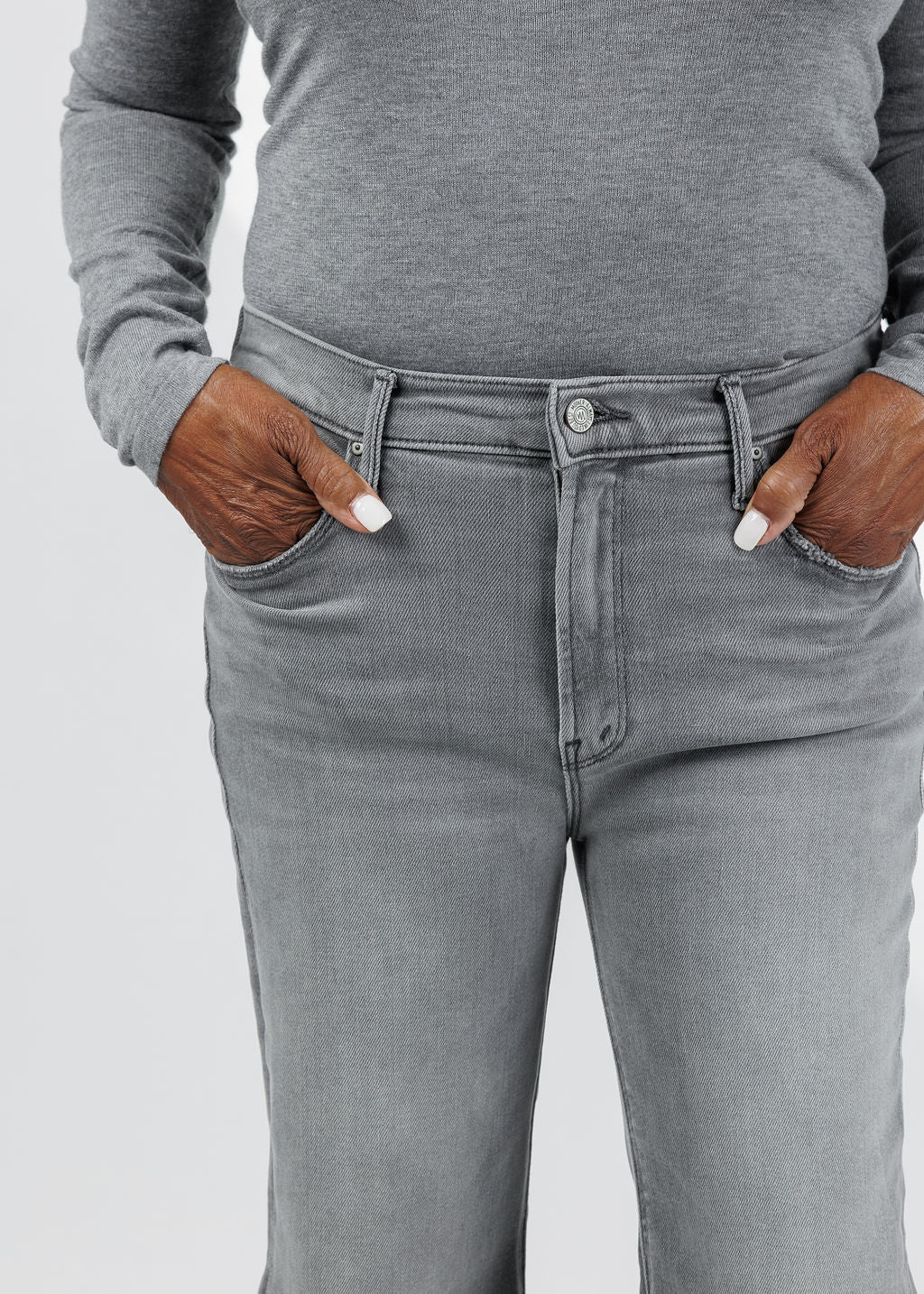 Mother The Doozy Sneak Fray Jeans in Catch Me Outside available at Barbara Katz