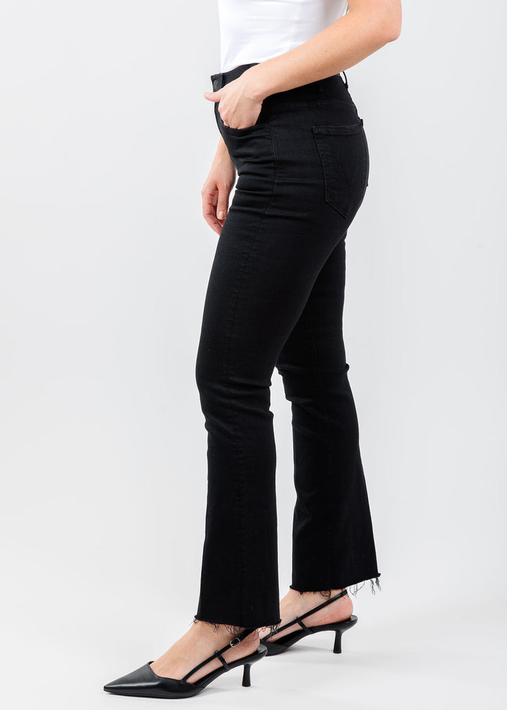 Mother The Hustler Ankle Fray Jeans in Not Guilty available at Barbara Katz
