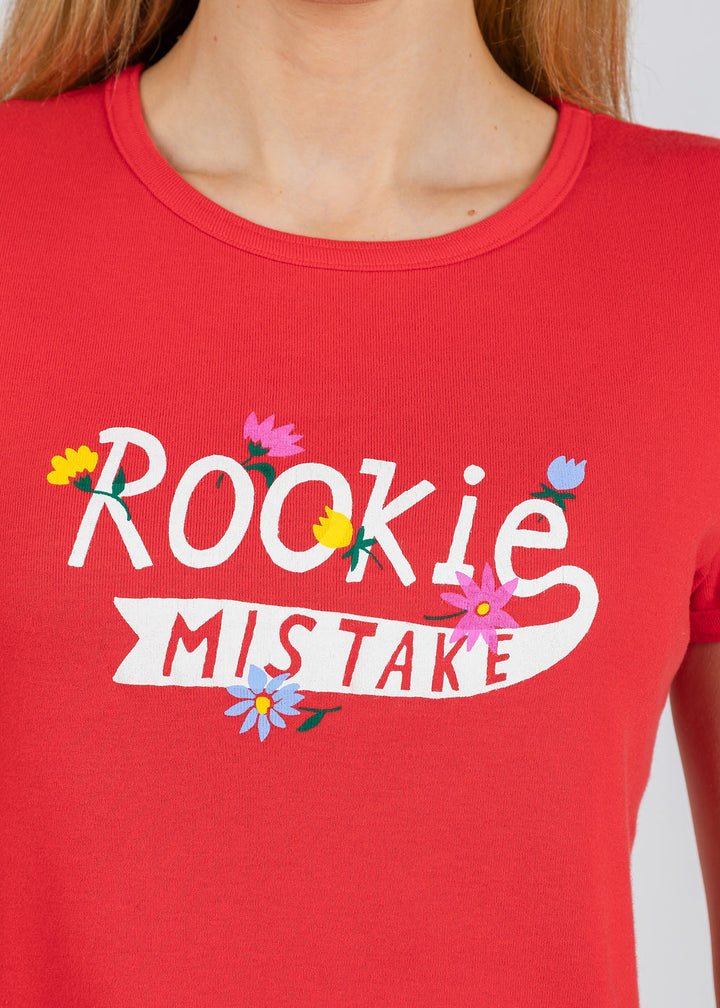 Mother The Itty Bitty Ringer Tee in Rookie Mistake available at Barbara Katz