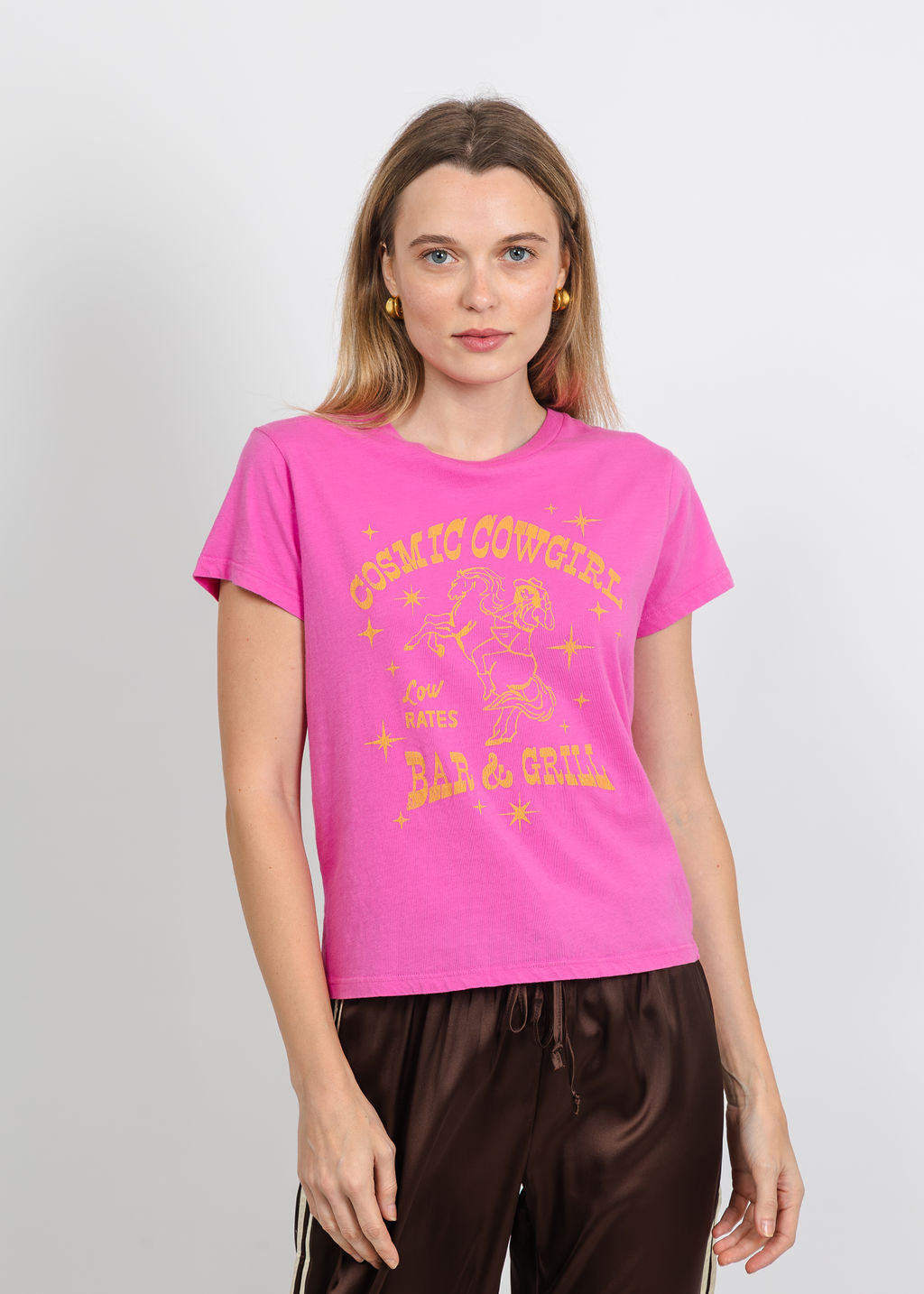Mother The Lil Goodie Goodie Top in Cosmic Cowgirl Bar &amp; Grill available at Barbara Kat
