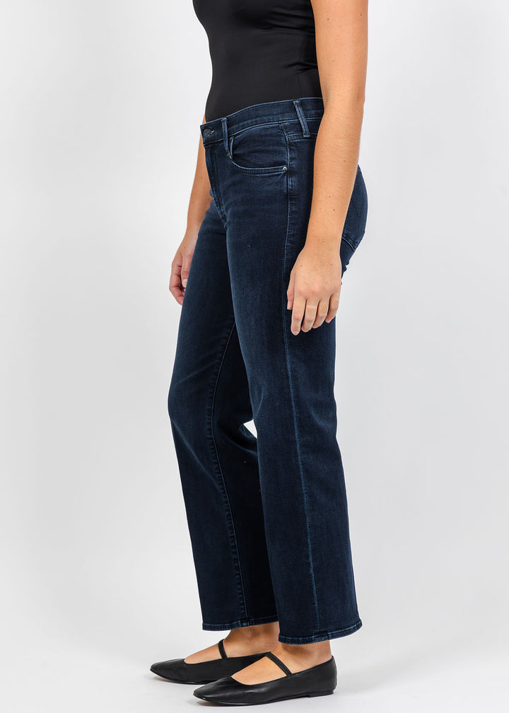 Mother The Mid Rise Zip Rambler Ankle Jeans in Chip On My Shoulder available at Barbara Katz