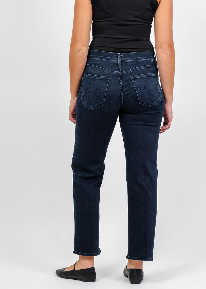 Mother The Mid Rise Zip Rambler Ankle Jeans in Chip On My Shoulder available at Barbara Katz