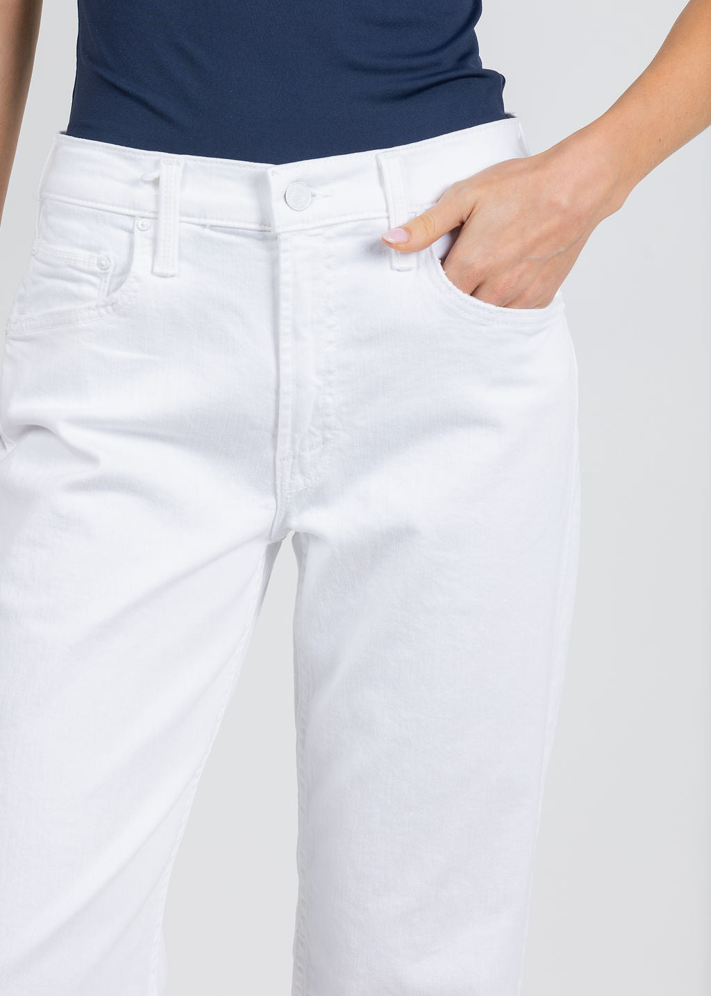 Mother The Newbie Ankle Jeans in Fairest Of Them All available at Barbara Katz