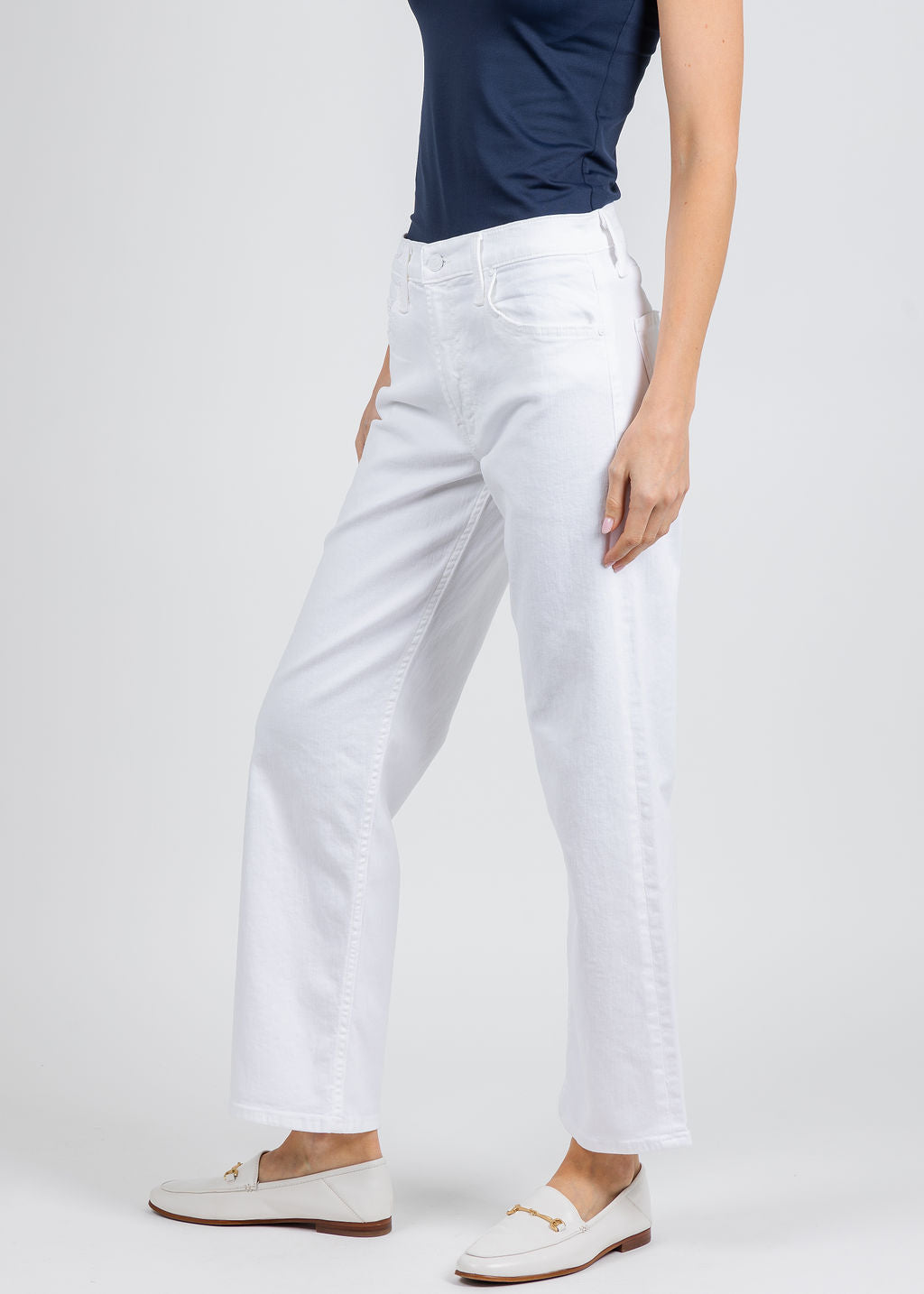 Mother The Newbie Ankle Jeans in Fairest Of Them All available at Barbara Katz