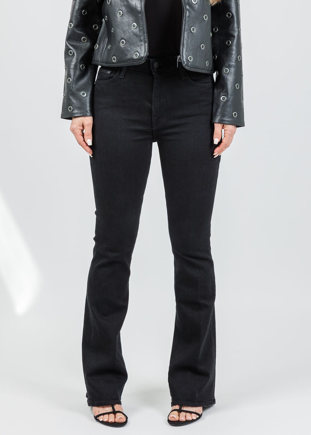Mother The Weekender Fray Jeans in Nighty Night available at Barbara Katz