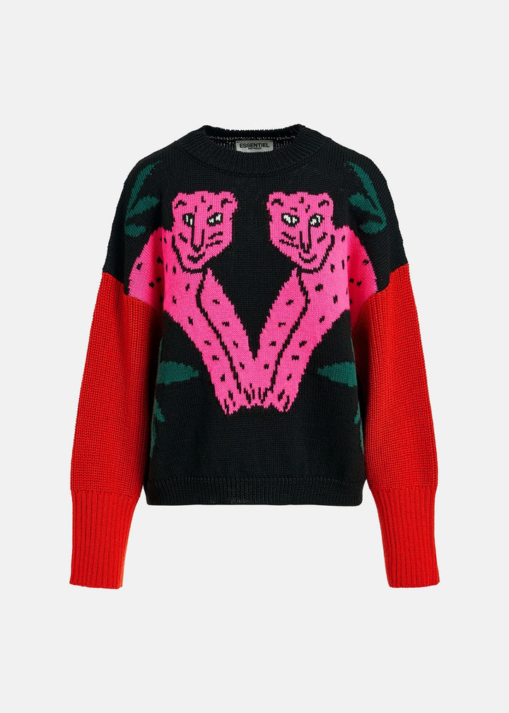 Essentiel Antiwerp Multi Jaguar Knit Sweater