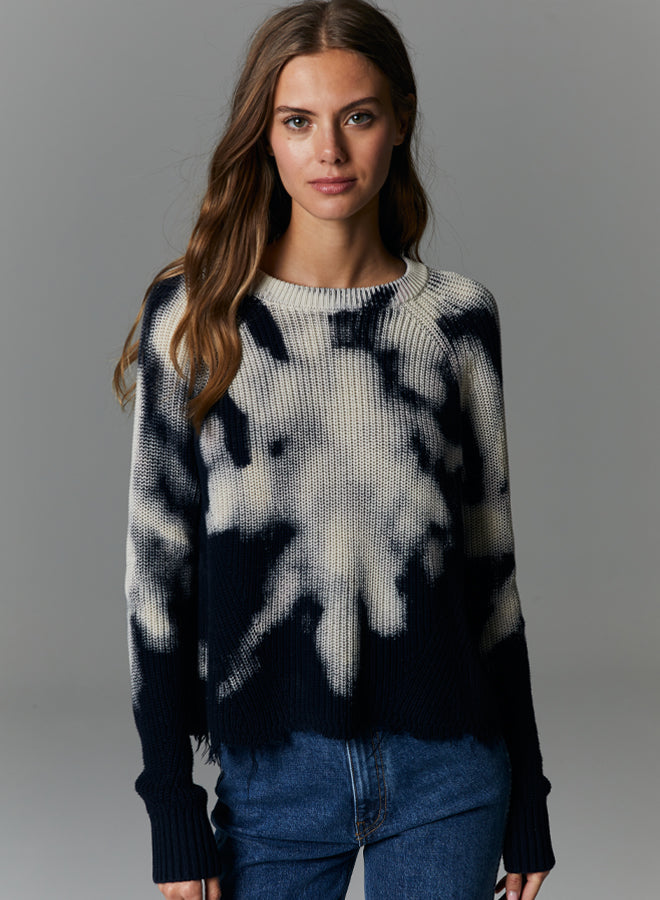 Bleached Scallop Shaker - Navy