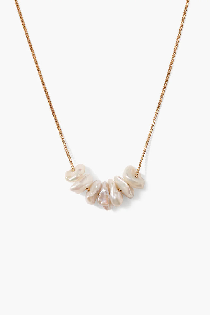 Chan Luu Kay White Pearl Necklace available at Barbara Katz