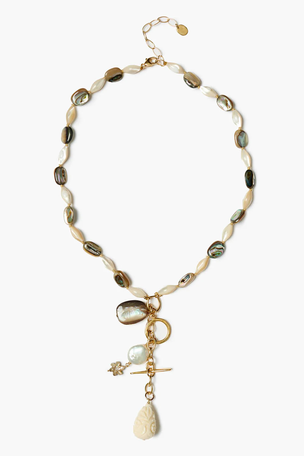 Chan Luu Lori Abalone Mix Necklace available at Barbara Katz