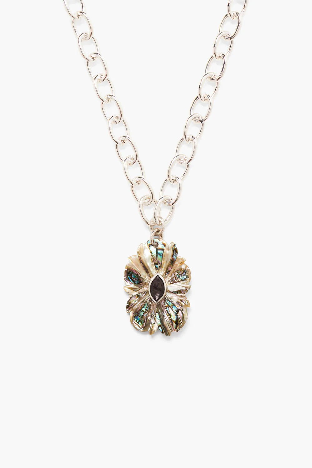 Chan Luu Angel Abalone Pendant Necklace available at Barbara Katz