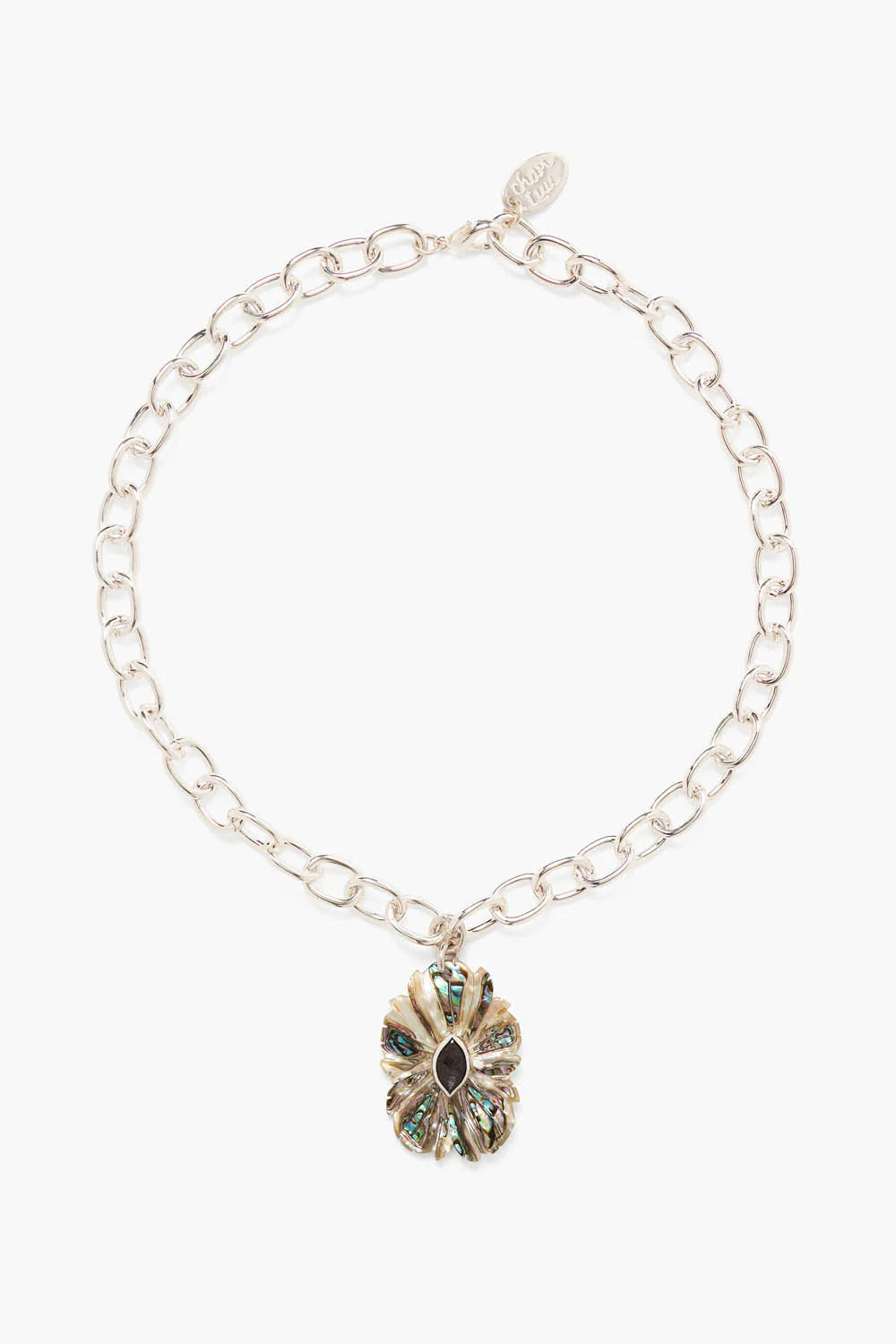 Chan Luu Angel Abalone Pendant Necklace available at Barbara Katz