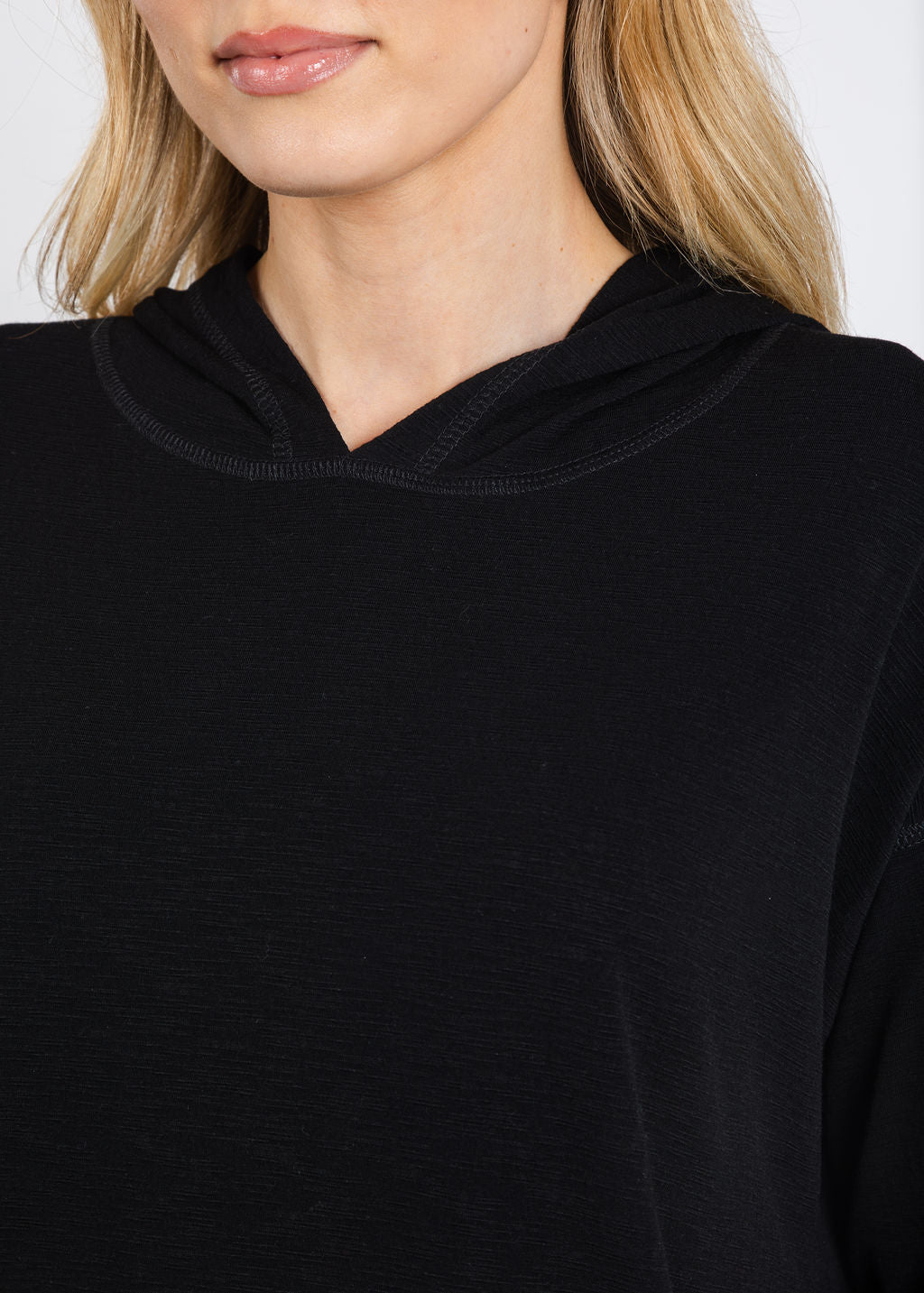 Nally & Millie Ada Hoodie in Black available at Barbara Katz