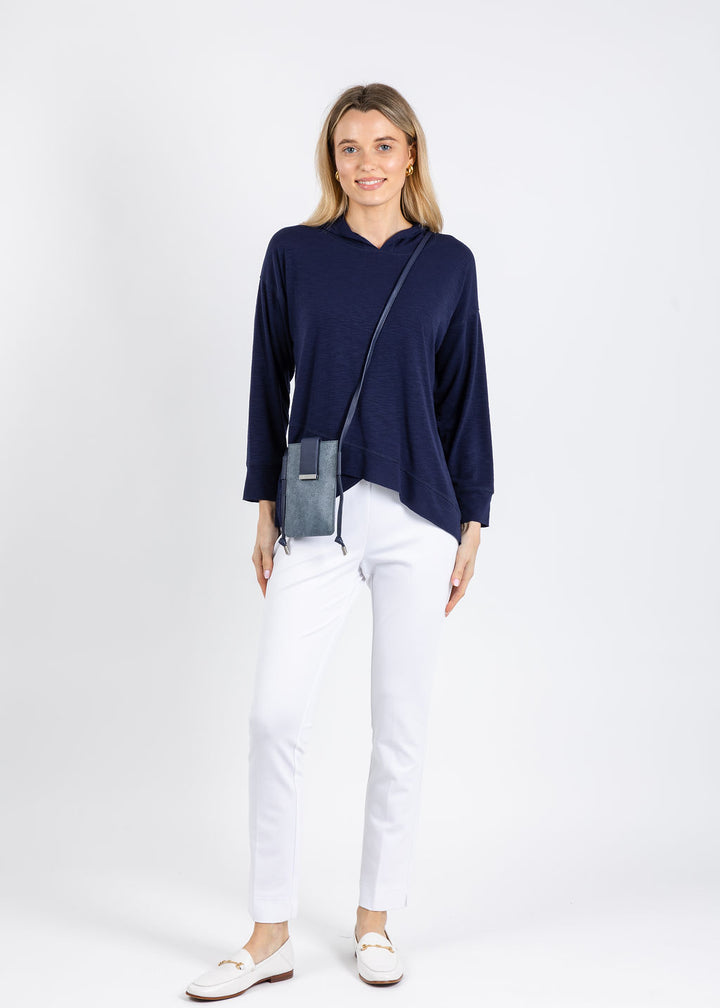 Nally & Millie Ada Hoodie in Blue Night available at Barbara Katz